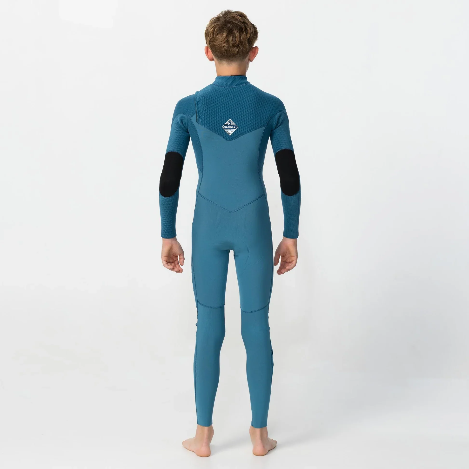O'neill Kid's HyperFreak 4/3+ Steamer Chest Zip - Blue Haze - Image 3