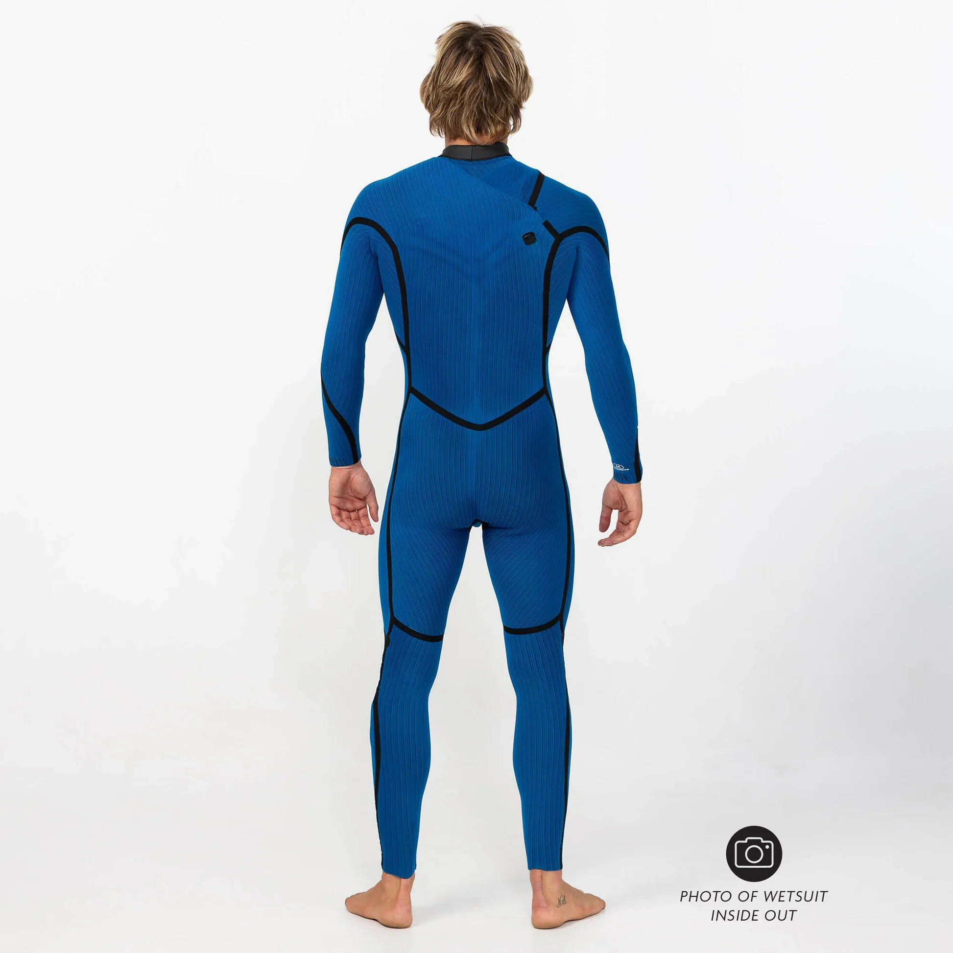 O'neill Men's Hyper-X Chest Zip Stitchless 3/2mm Full Suit - Black - Image 10