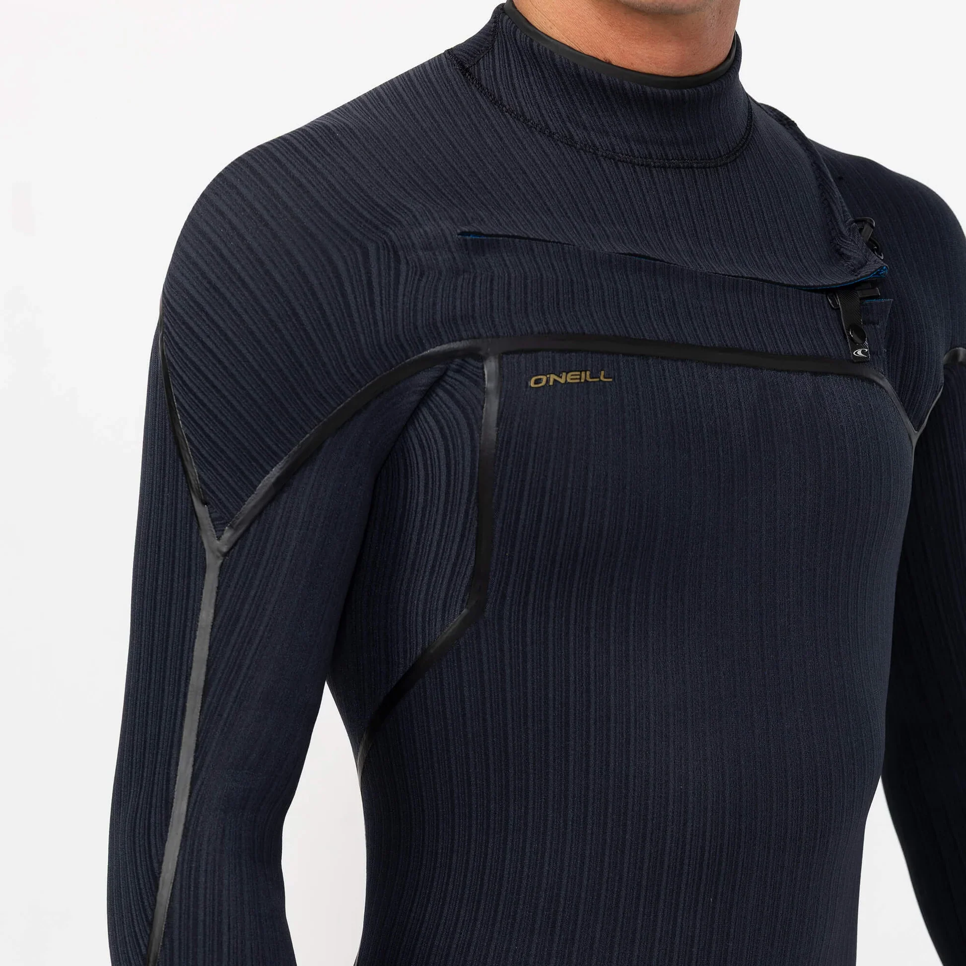 O'neill Men's Hyper-X Chest Zip Stitchless 3/2mm Full Suit - Black - Image 6