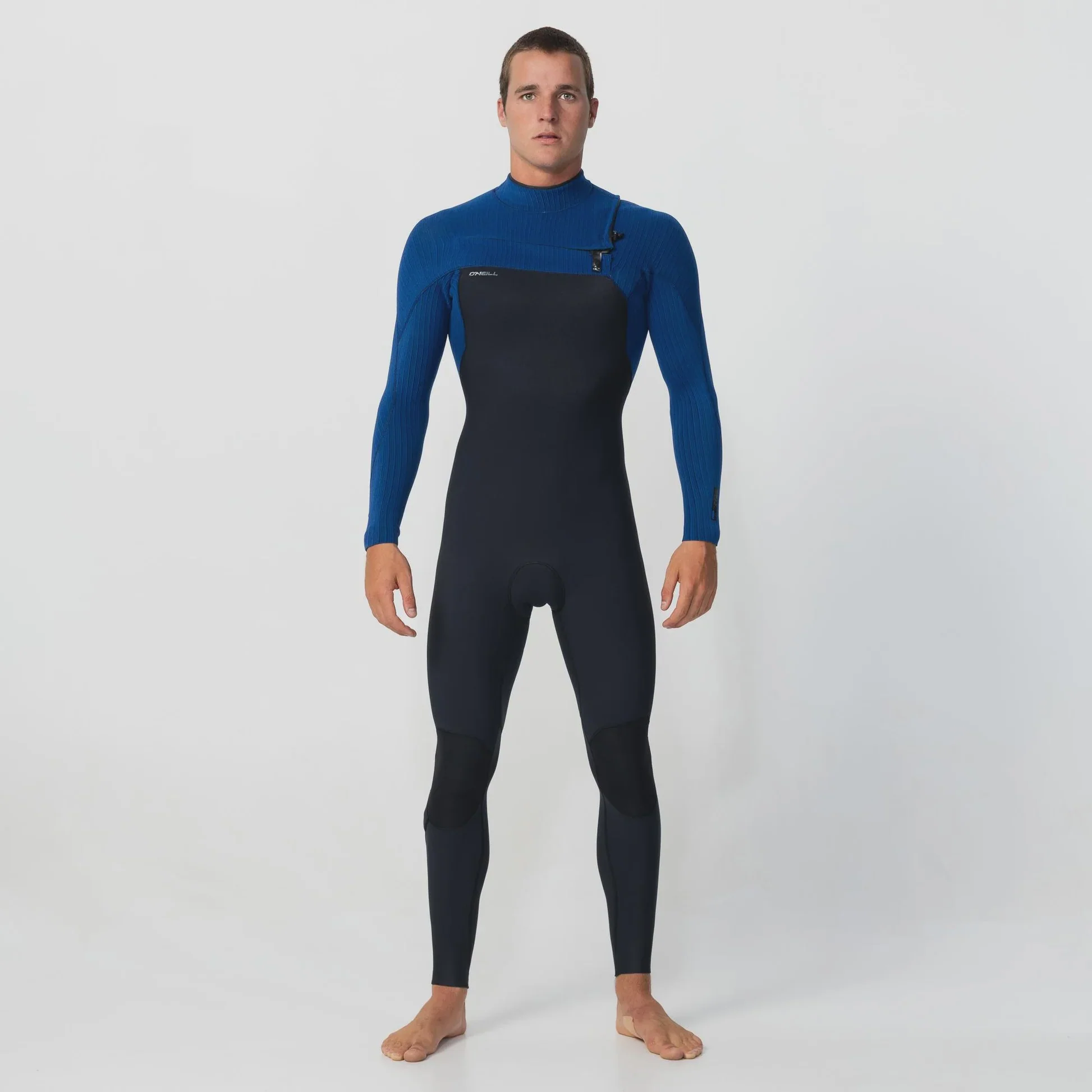 O'neill Men's HyperFreak 3/2+ Steamer Chest Zip - Twilight Blue