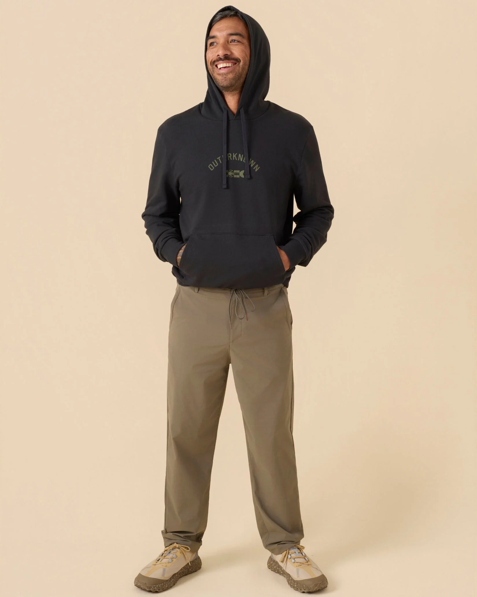 Outerknown The Team Hoodie - Washed Black - Image 2