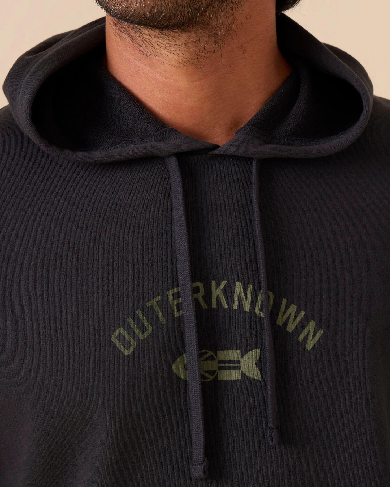 Outerknown The Team Hoodie - Washed Black - Image 6