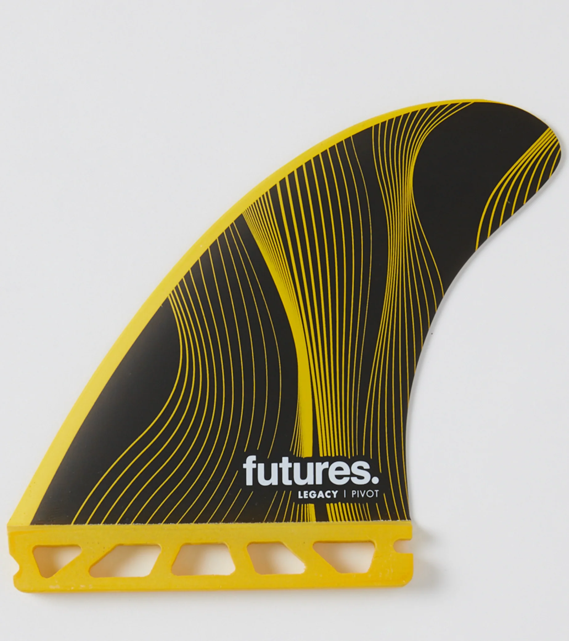 Futures P8 Honeycomb Thruster Fin Set - Yellow