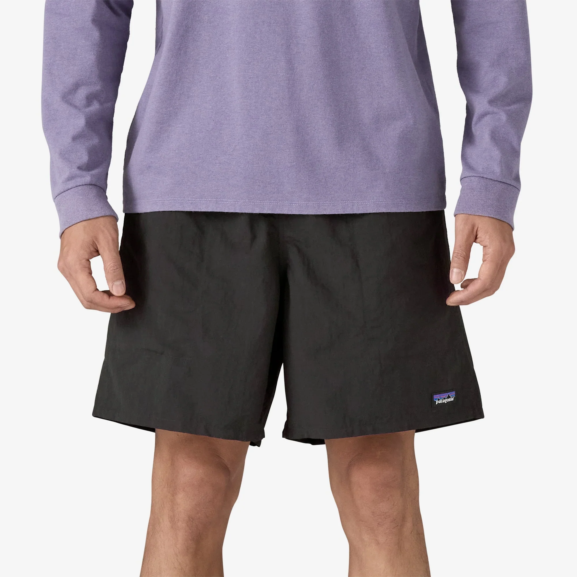 Patagonia Men's Baggies™ Longs 7" - Black - Image 2