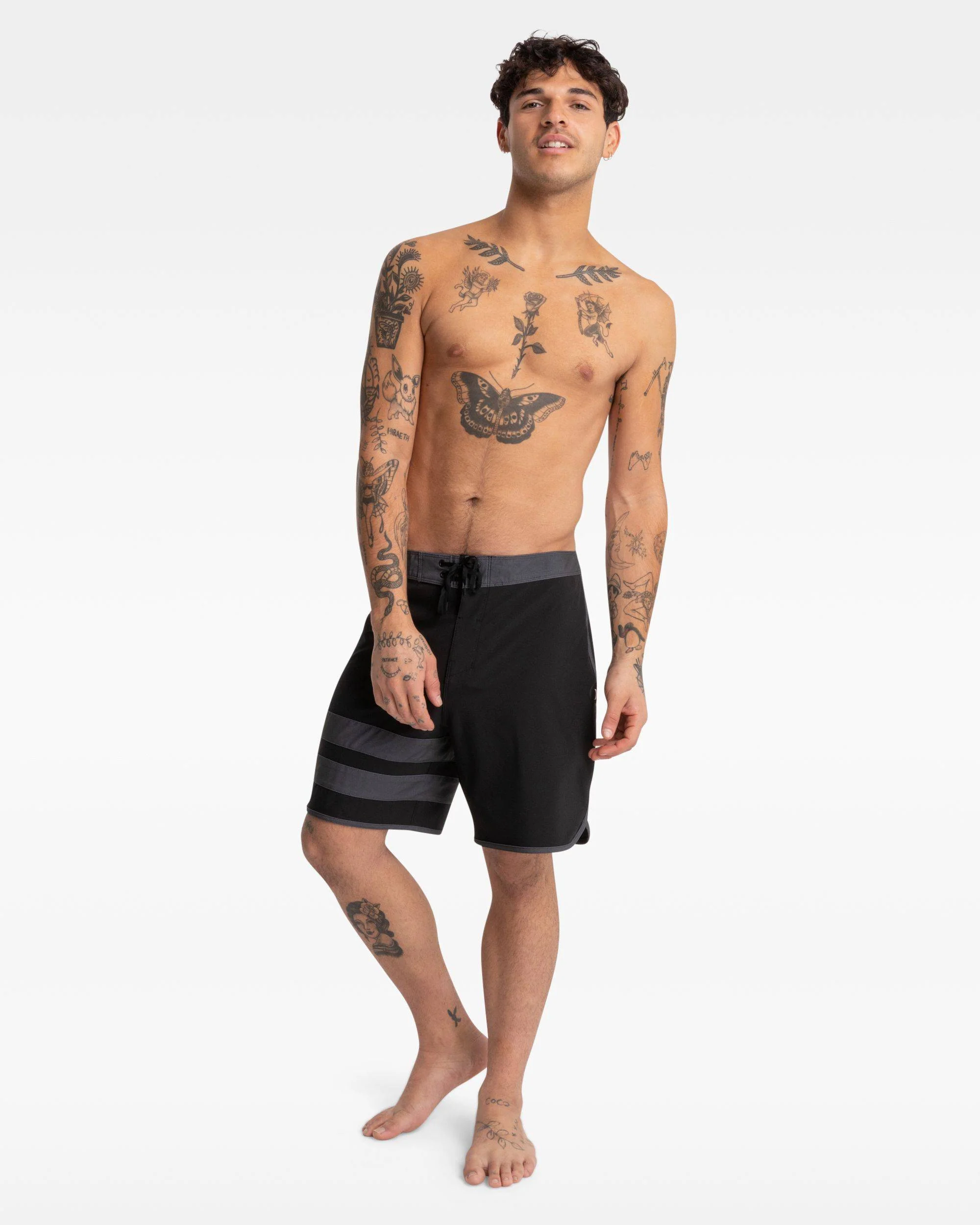 PHANTOM BLOCK PARTY BOARDSHORT - BLACK - Image 3