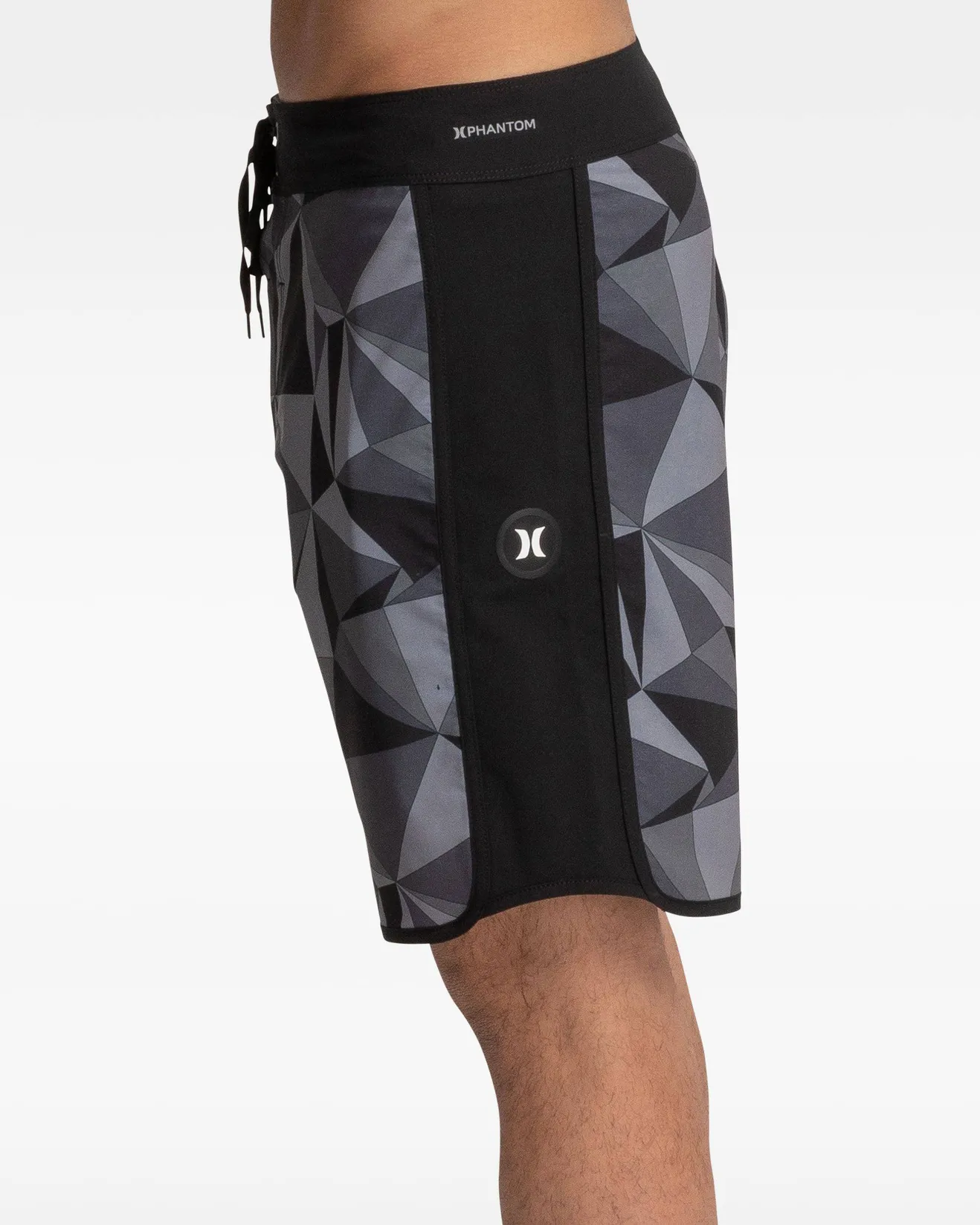 PHANTOM SWEEP GEO BOARDSHORT - BLACK - Image 4