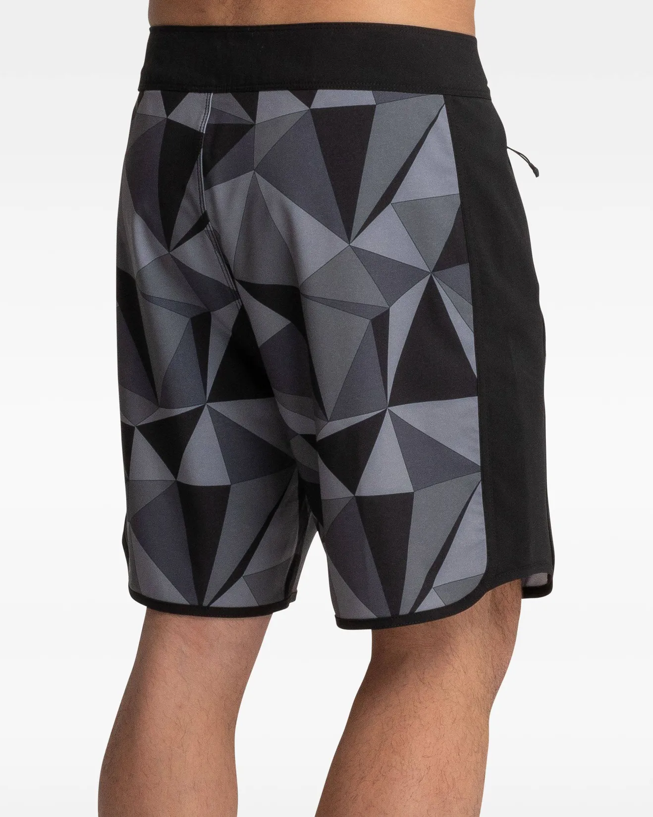 PHANTOM SWEEP GEO BOARDSHORT - BLACK - Image 6