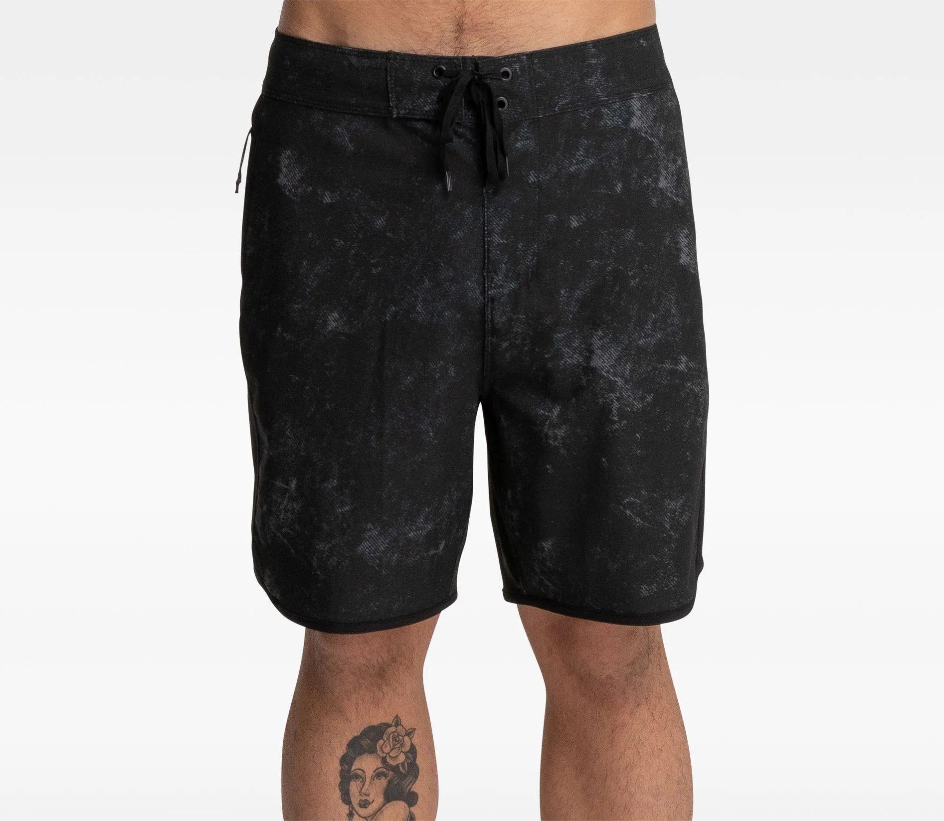 PHANTOM SWEEP PRESS BOARDSHORT - BLACK - Image 3