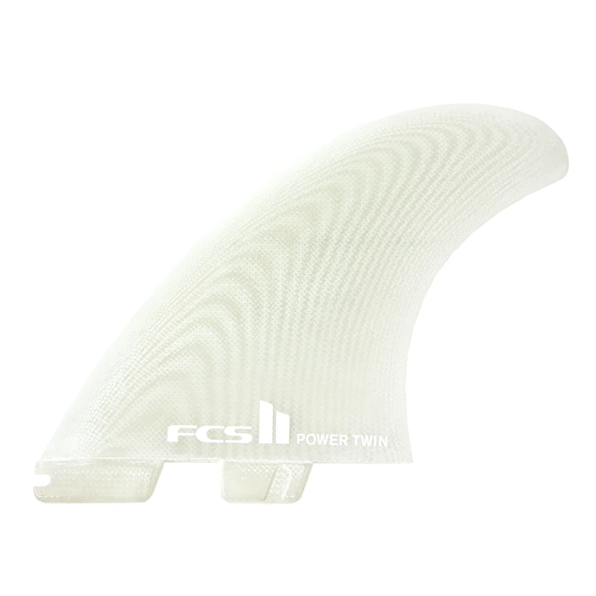 FCS II Power Twin +1 PG Fin Set - Clear