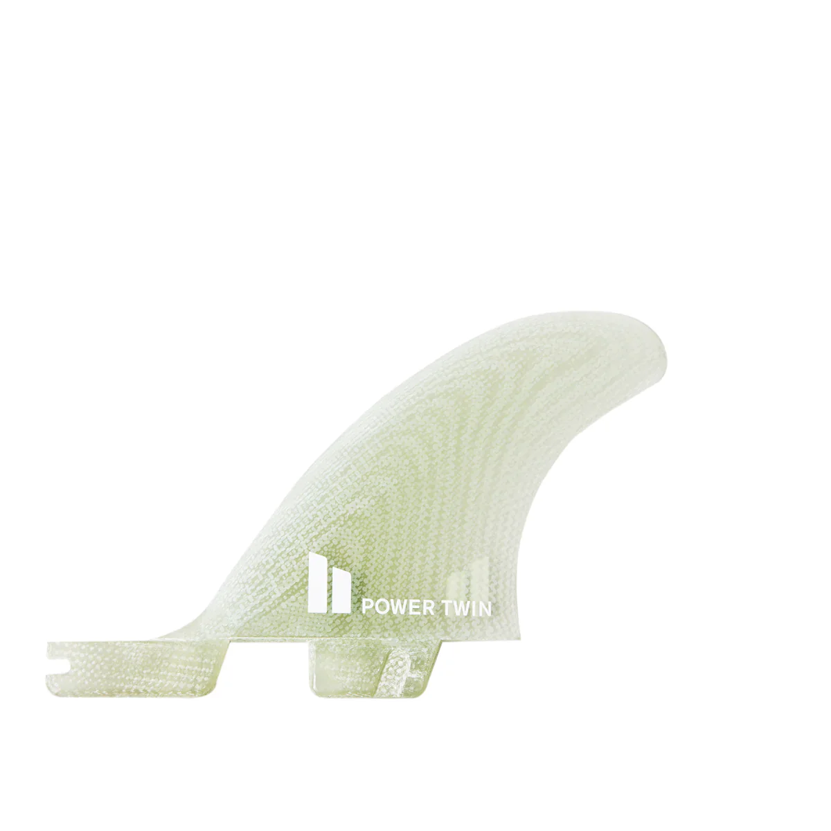 FCS II Power Twin +1 PG Fin Set - Clear - Image 2
