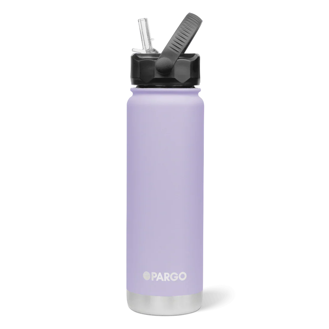 Project Pargo 750mL Insulated Bottle w/ Straw Lid - Love Lilac