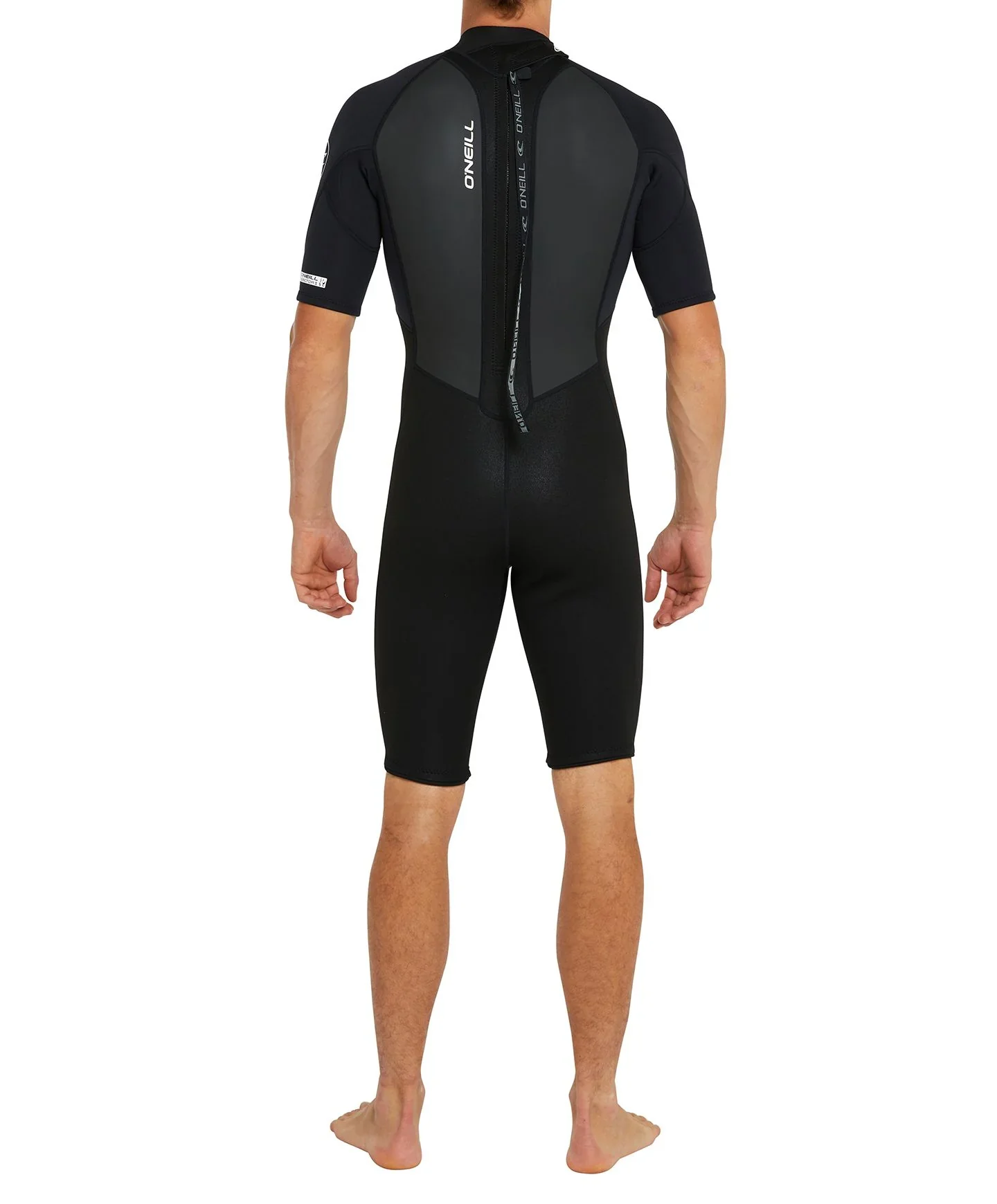 O'neill Men's Reactor 2 Back Zip 2mm Spring Suit - Black - Image 2