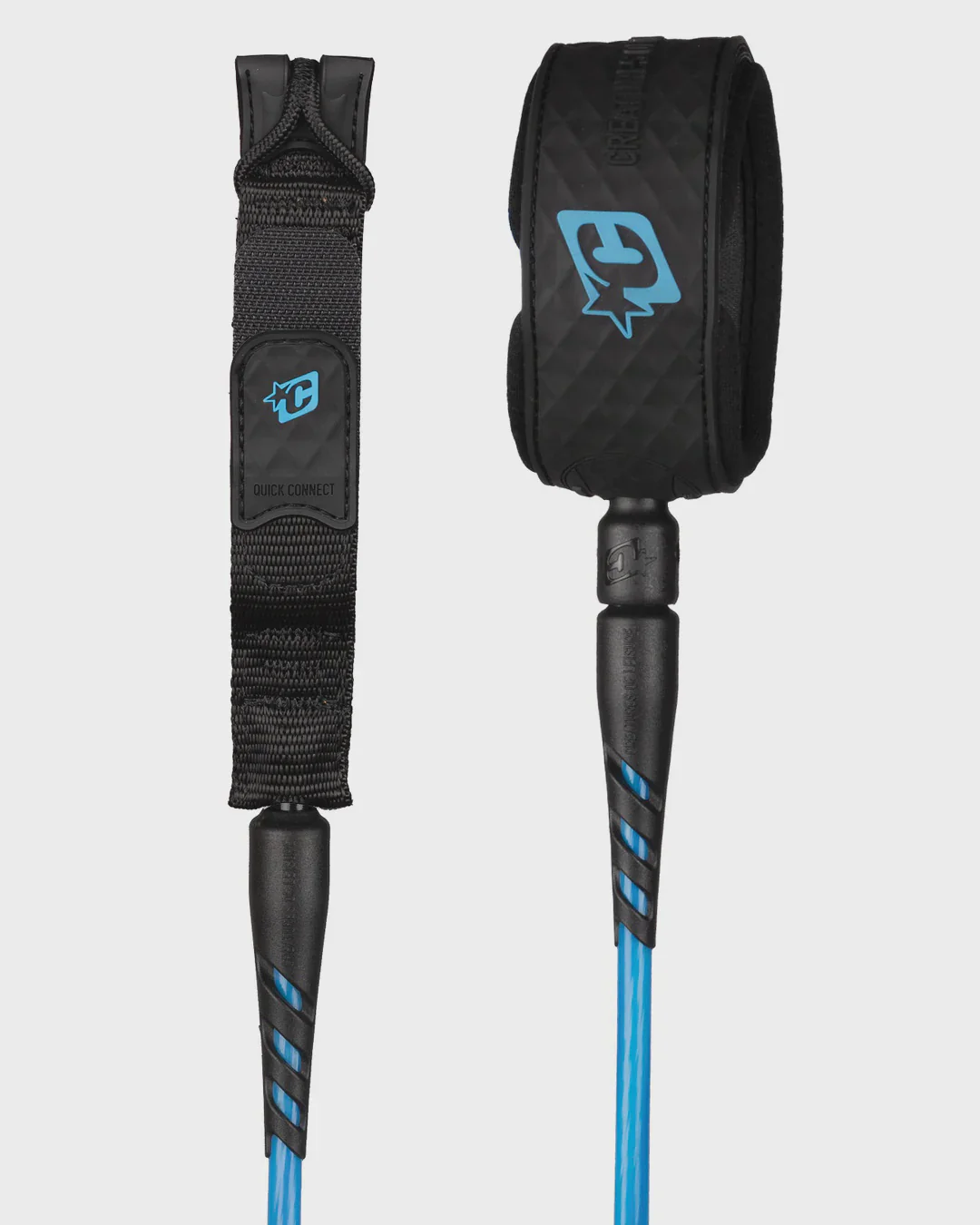 RELIANCE 2.0 | Lite Duty | 6ft Leash - Cyan Twist
