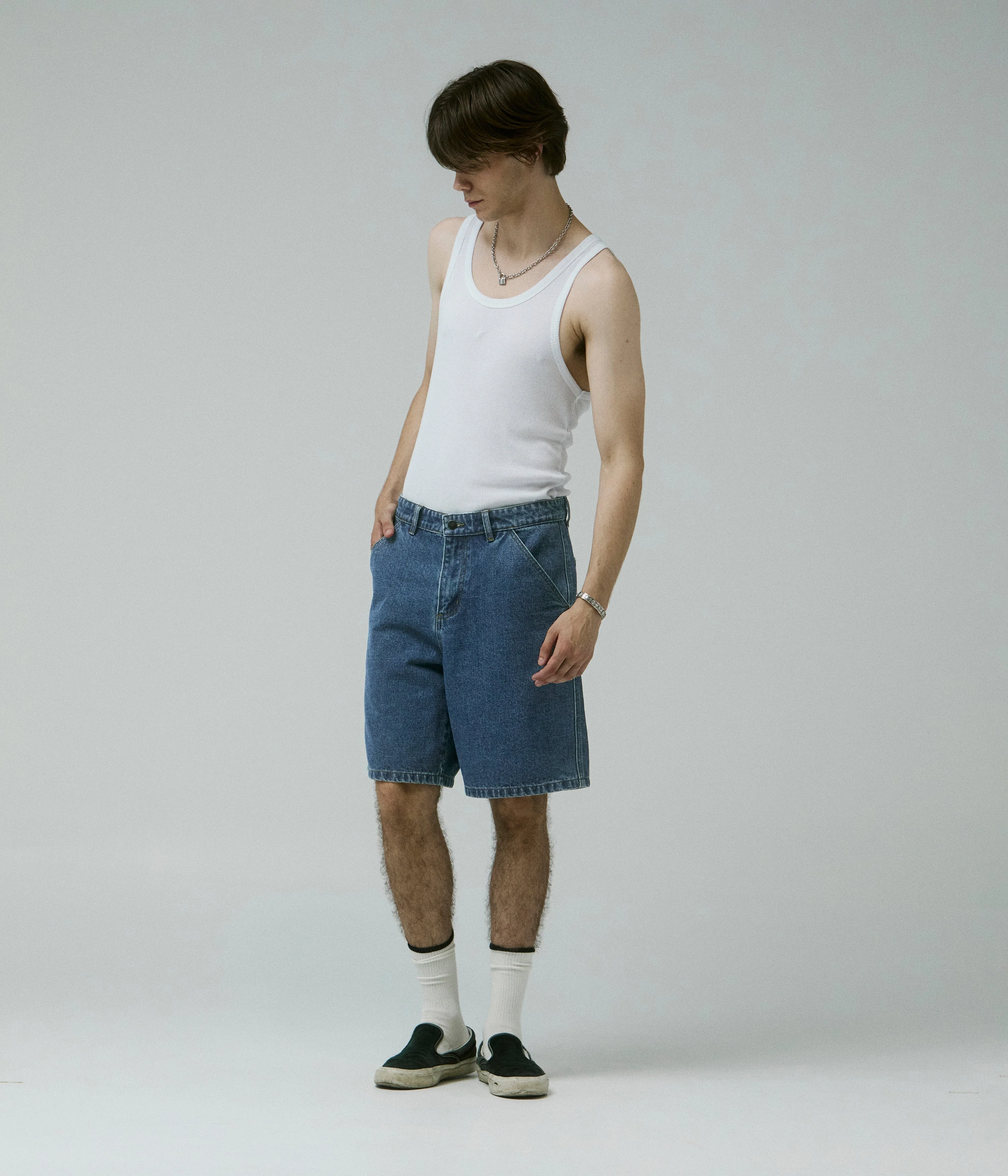 Reynolds Flatline Denim Short - Dark Blue - Image 4