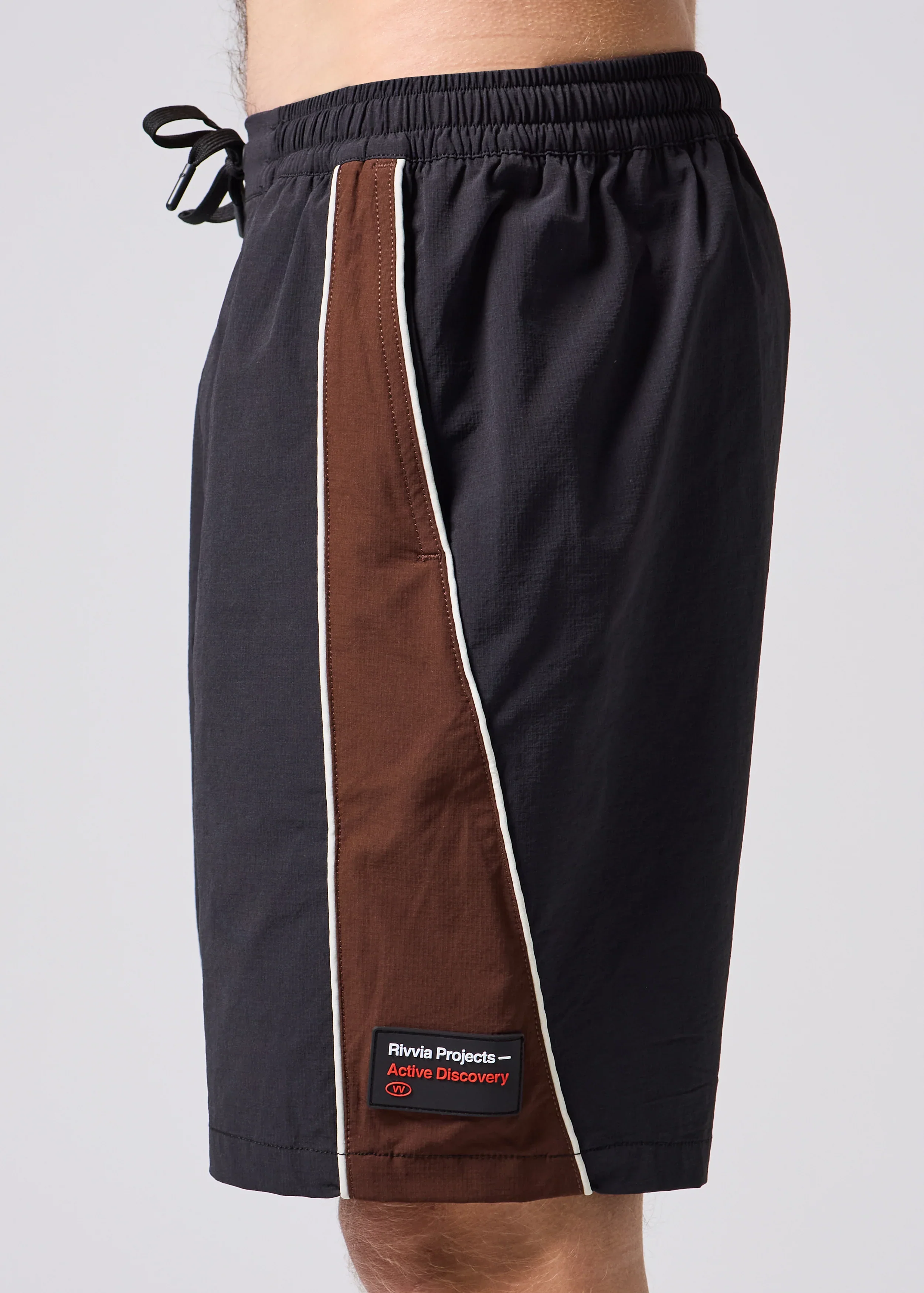 Rivvia Daily Ride Passage Short - Black/Brown - Image 6
