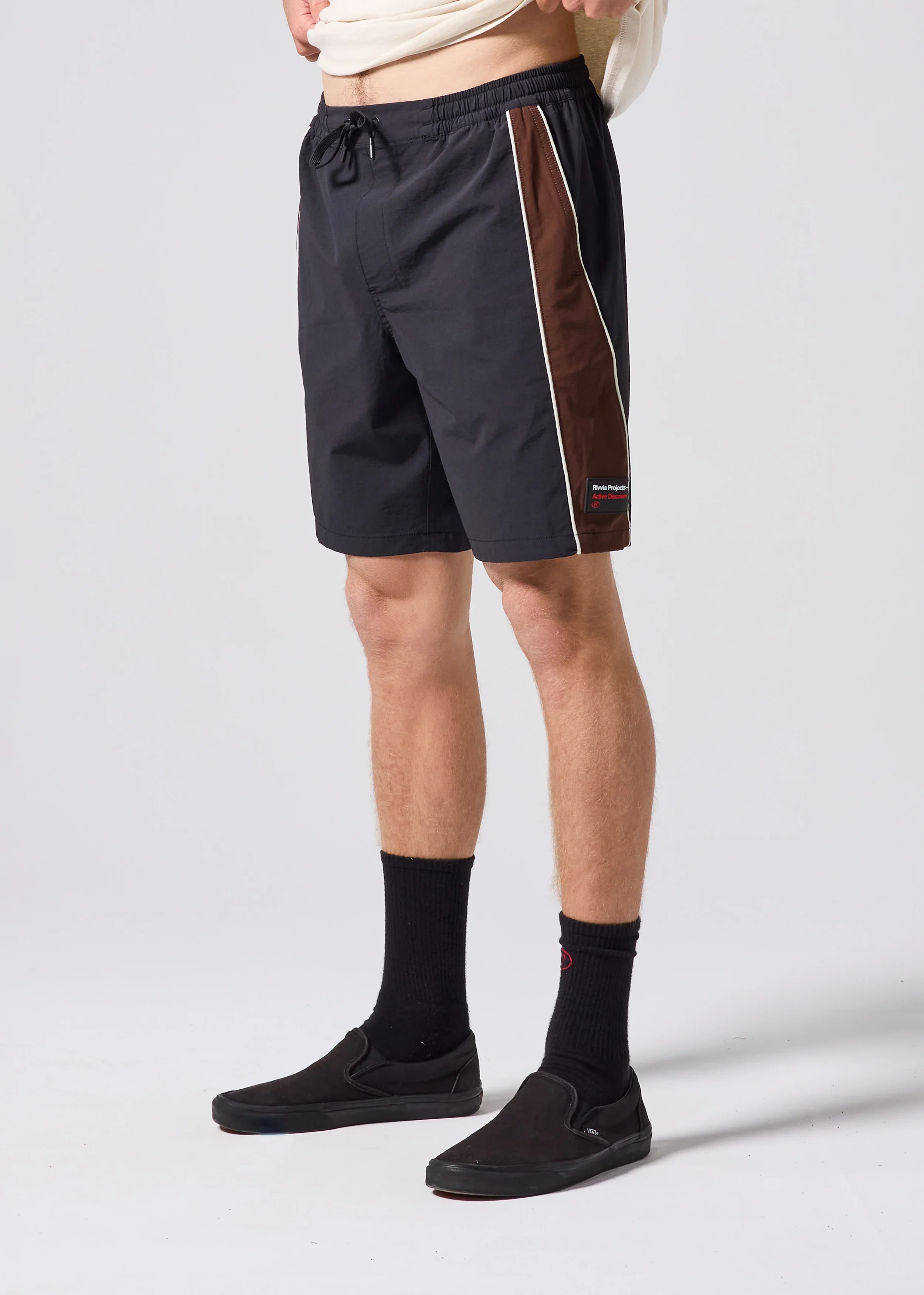 Rivvia Daily Ride Passage Short - Black/Brown - Image 8