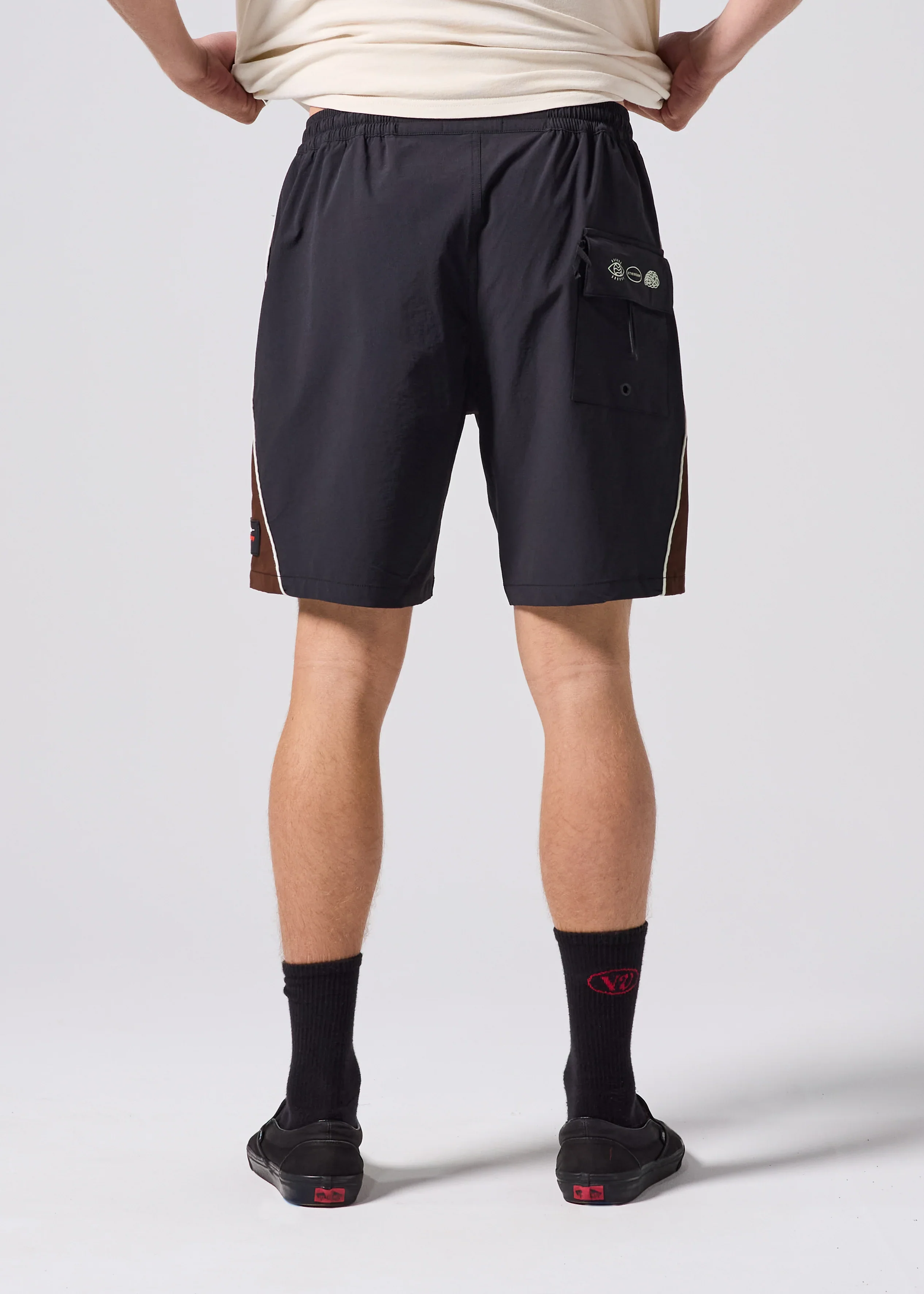 Rivvia Daily Ride Passage Short - Black/Brown - Image 9