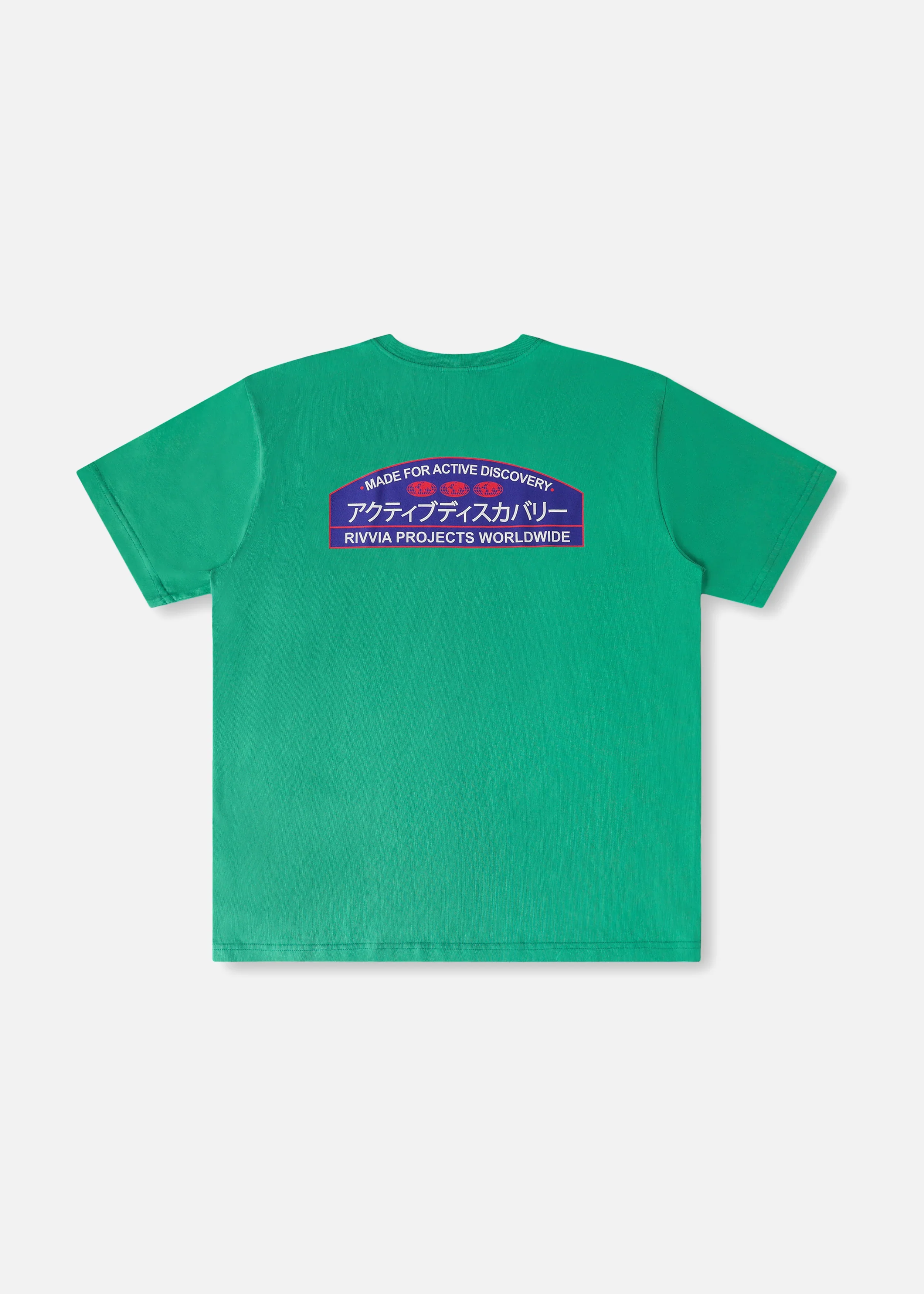 Rivvia Japan Vacation T-Shirt - Green Wash - Image 2