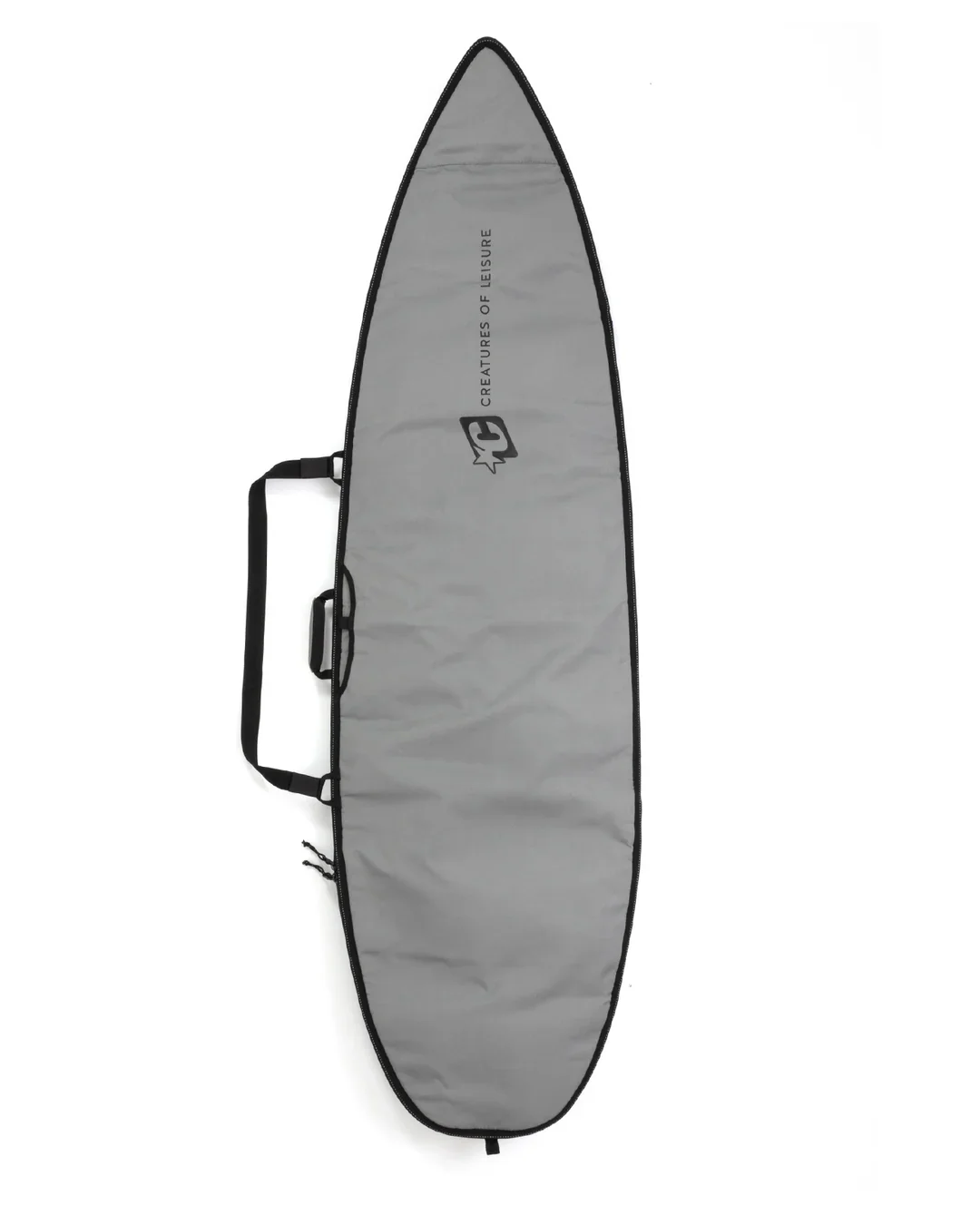 Shortboard Icon Board Cover - Silver Black