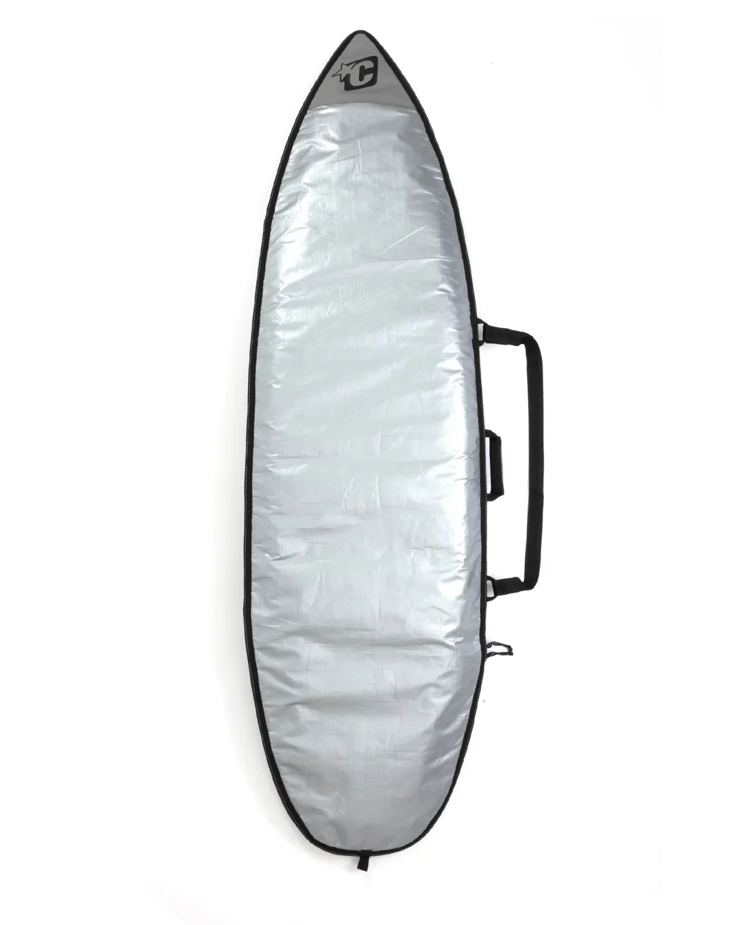 Shortboard Icon Board Cover - Silver Black - Image 5