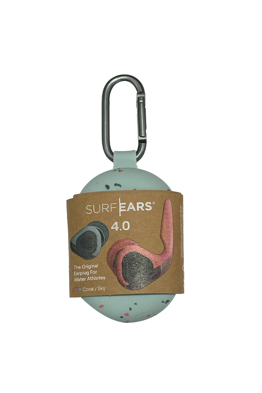 Surf Ears 4.0 Ear Plugs - Coral/Sky - Image 3