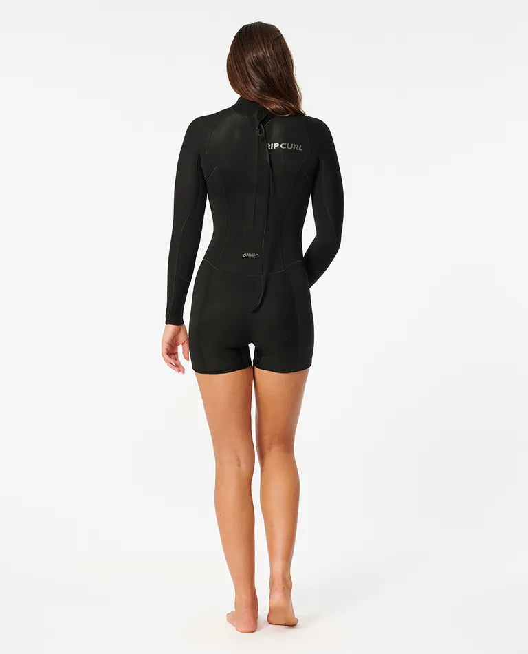 WOMEN'S D/PATROL 2MM L/SL SPRING - BLACK - Image 2
