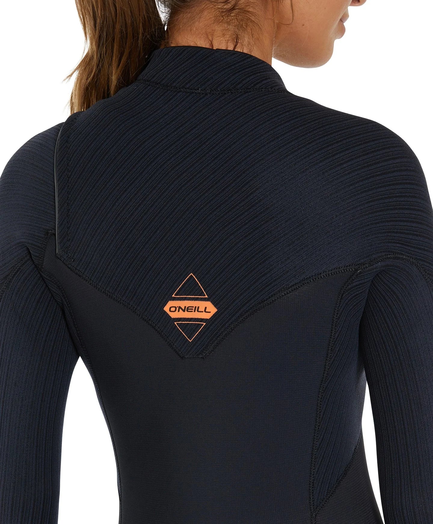 O'neill Women's Hyperfreak 3/2mm Chest Zip Steamer Wetsuit - Black - Image 3