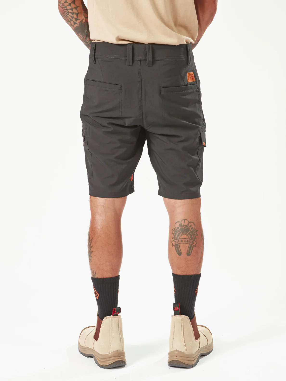 WORKWEAR SLAB HYBRID SHORT 20" - BLACK - Image 3