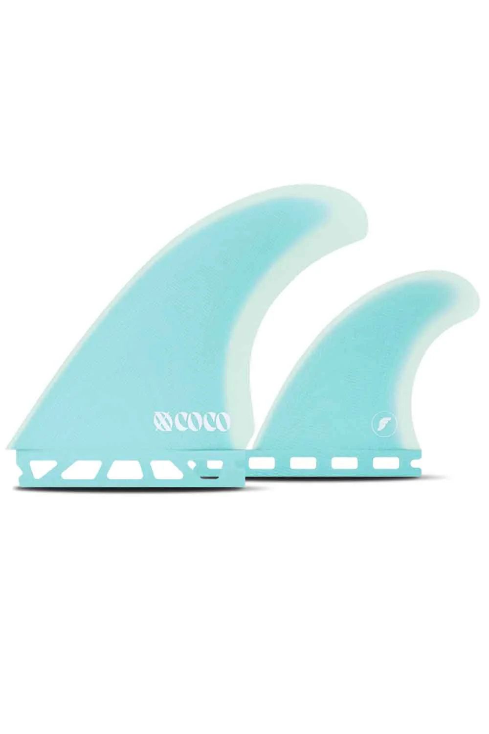 Futures XO By Coco FG Twin +1 Fin Set - Blue