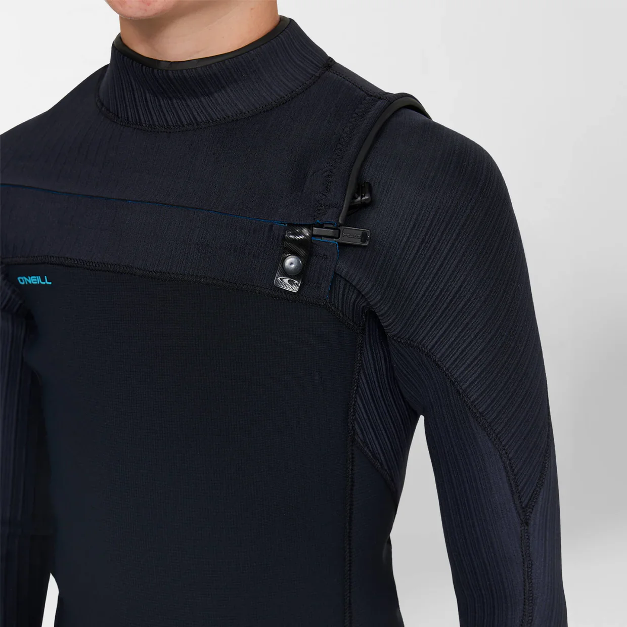 Youth O'neill HyperX 2mm Long Sleeve Spring Suit Chest Zip - Black - Image 5
